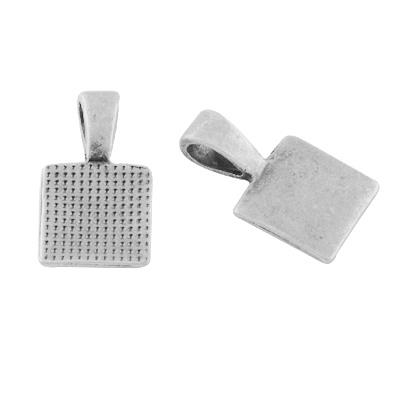 Medaljon, srebrna boja, 17x10x4mm