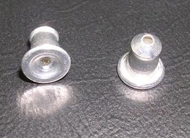 Čepići za naušnice 5 mm, set 10
