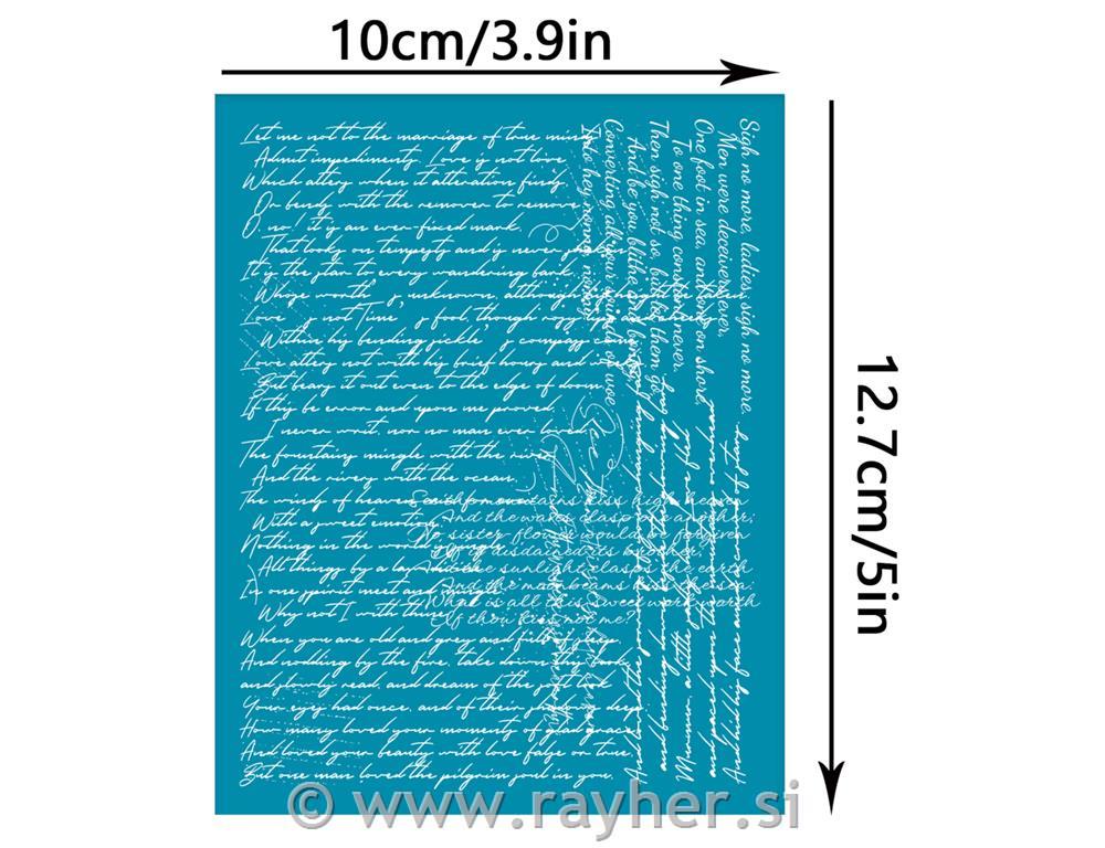 Šablona Silk Screen, Script writting