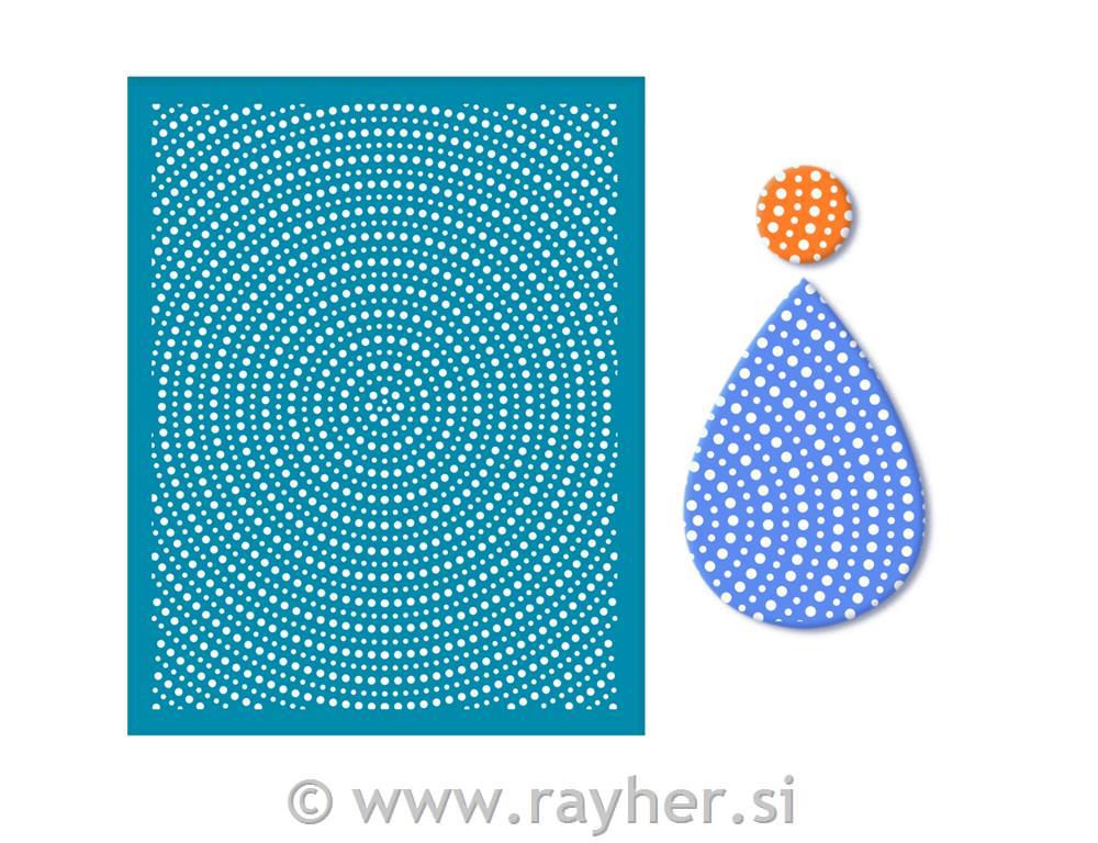 Šablona Silk Screen, Dots