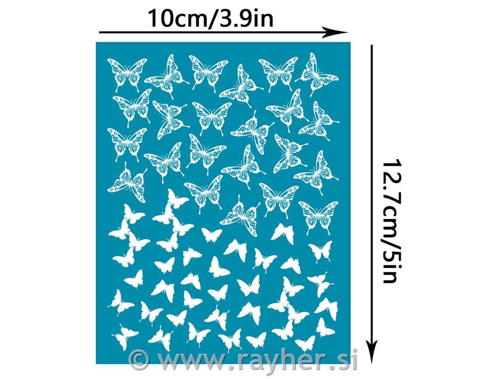 Šablona Silk Screen, Butterfly