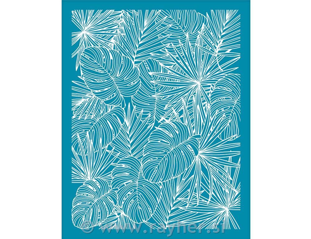 Šablona Silk Screen, Monstera