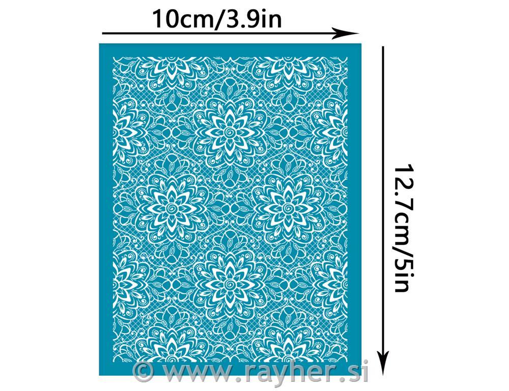 Šablona Silk Screen, Lace