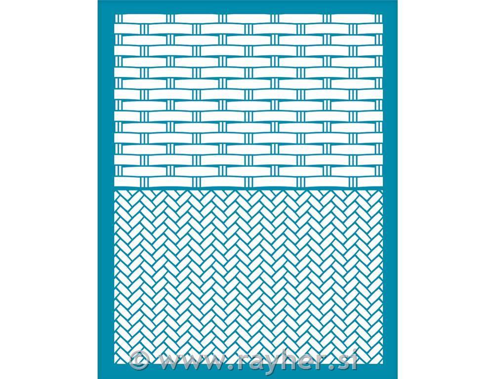 Šablona Silk Screen, Weave