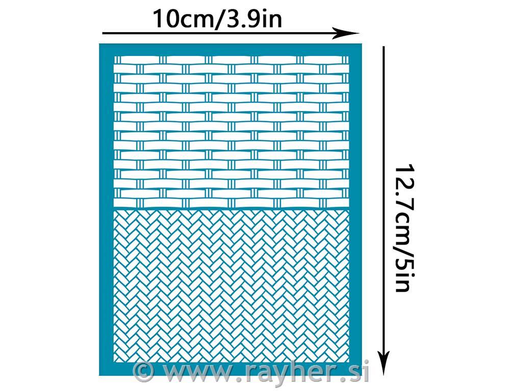 Šablona Silk Screen, Weave