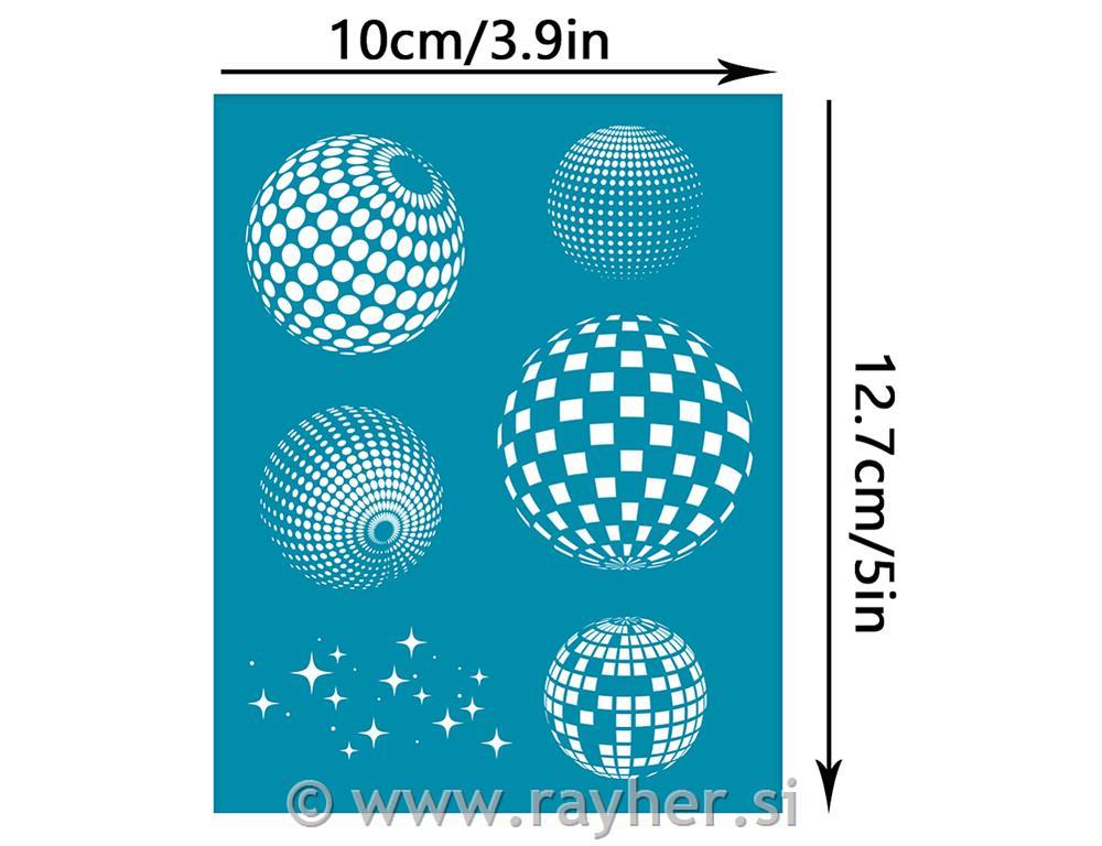 Šablona Silk Screen, Disco Ball