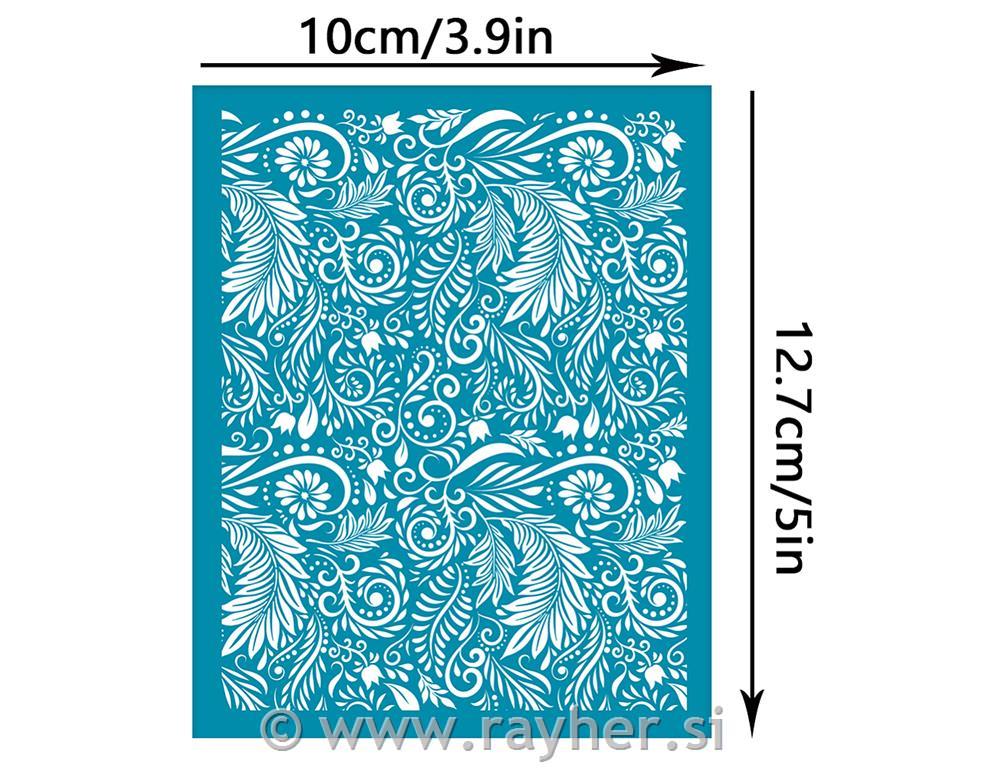 Šablona Silk Screen, Vintage Botanic