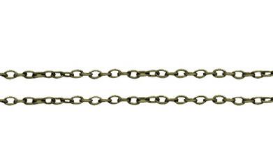 Lanac boja antik bronza, 1m