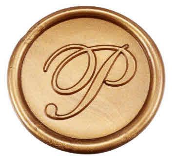 Pečat za vosak, slovo P
