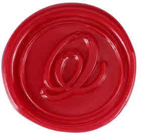 Pečat za vosak, slovo Q