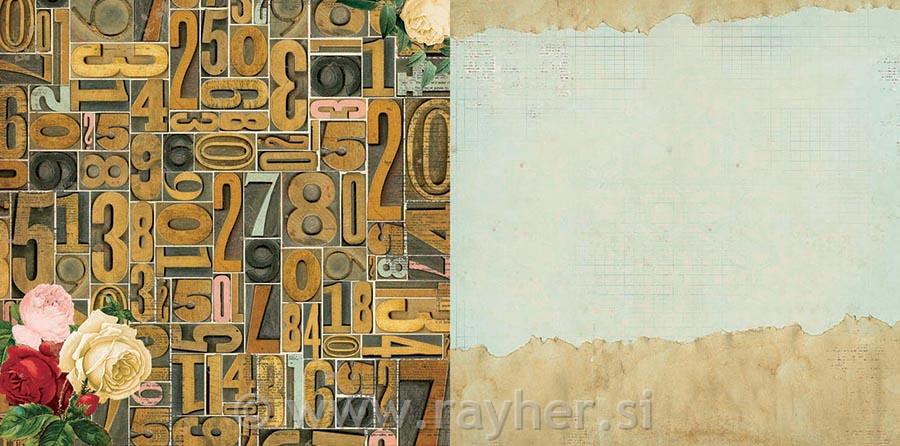 Scrapbooking papir Juliet Abundance