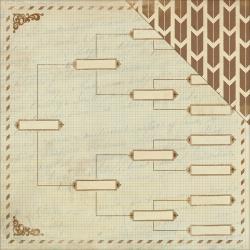 Scrapbooking papir Lineage Ancestral