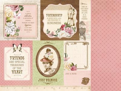 Scrapbooking papir Courture