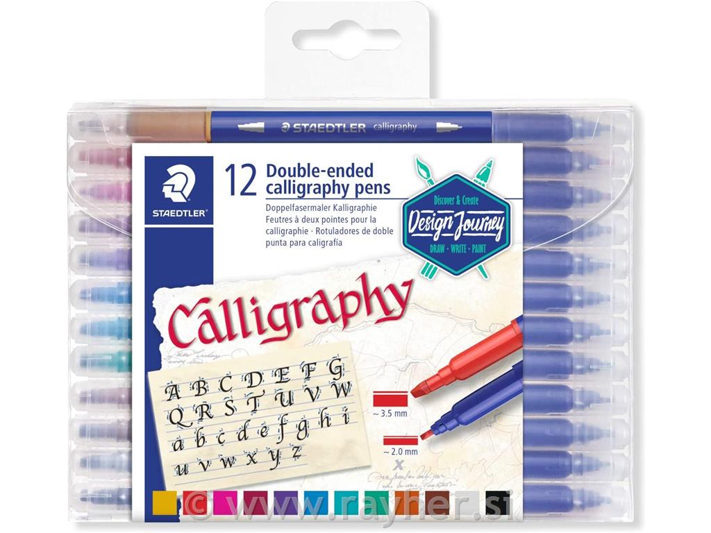 Staedtler Calligraphy duo, set 12