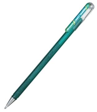 Roler Gel Hybrid Dual Metallic K110; Zeleni