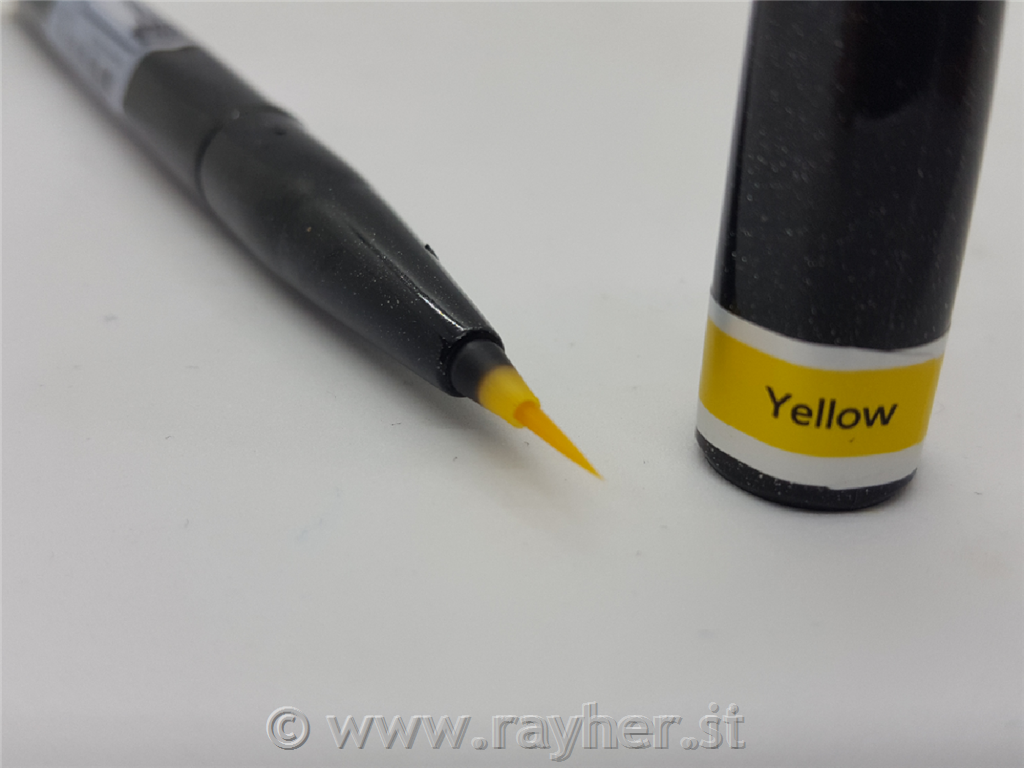 Pentel Brush Sign Artist rumeni