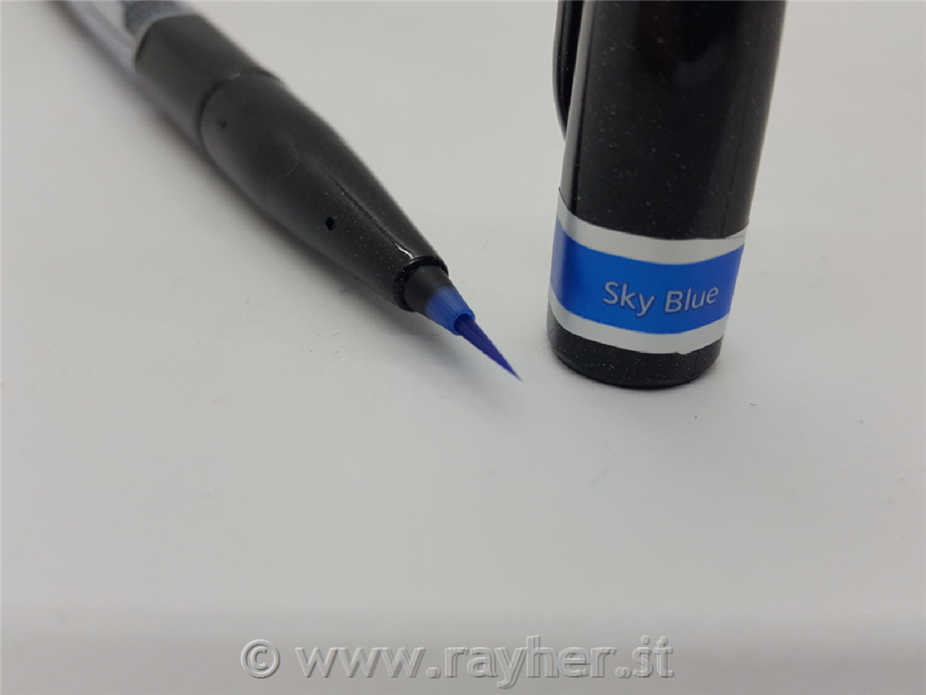 Pentel flomaster Brush Sign Artist svetlo moder