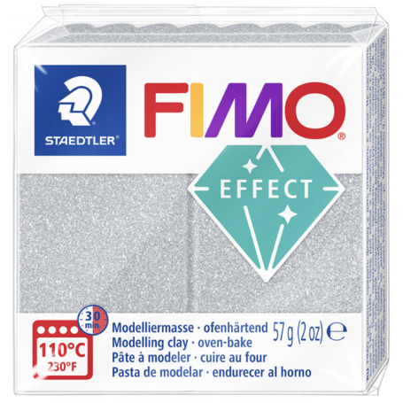 FIMO Effect masa za modeliranje 81Silver Metallic