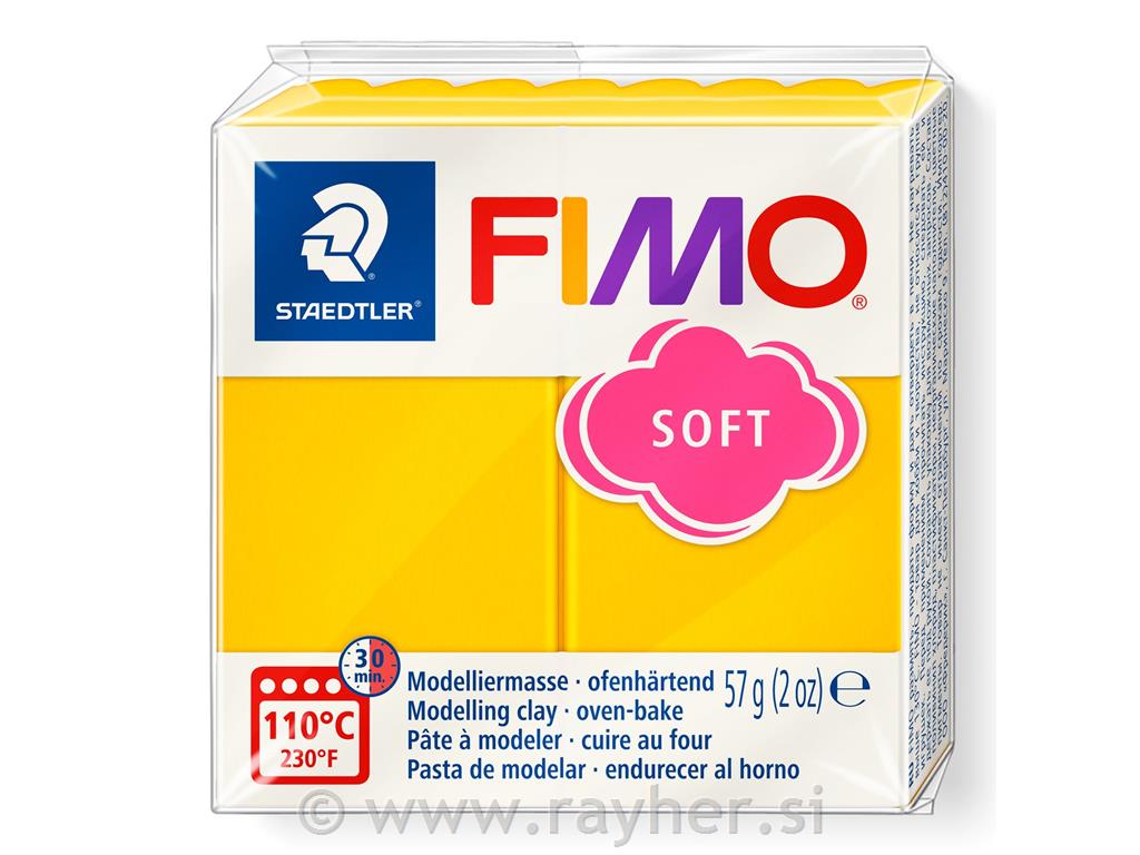 FIMO Soft masa za modeliranje 16, žuta
