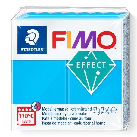 FIMO Effect masa za modeliranje 374, 56g, transparent plava