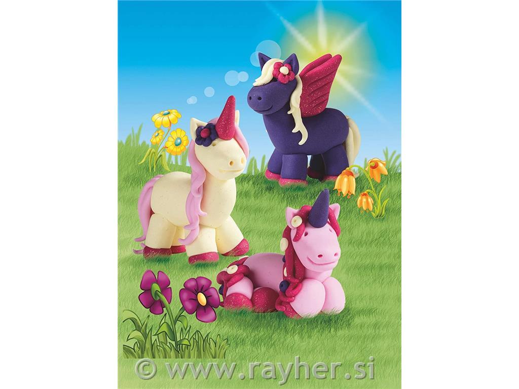 FIMO Kids set Samorog 4x42g, modelirka, navodila, scena