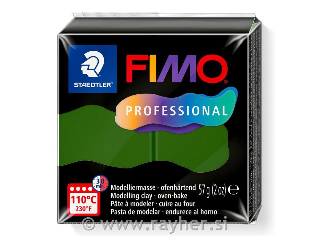 FIMO Prof masa za modeliranje 57, lisnato zelena boja