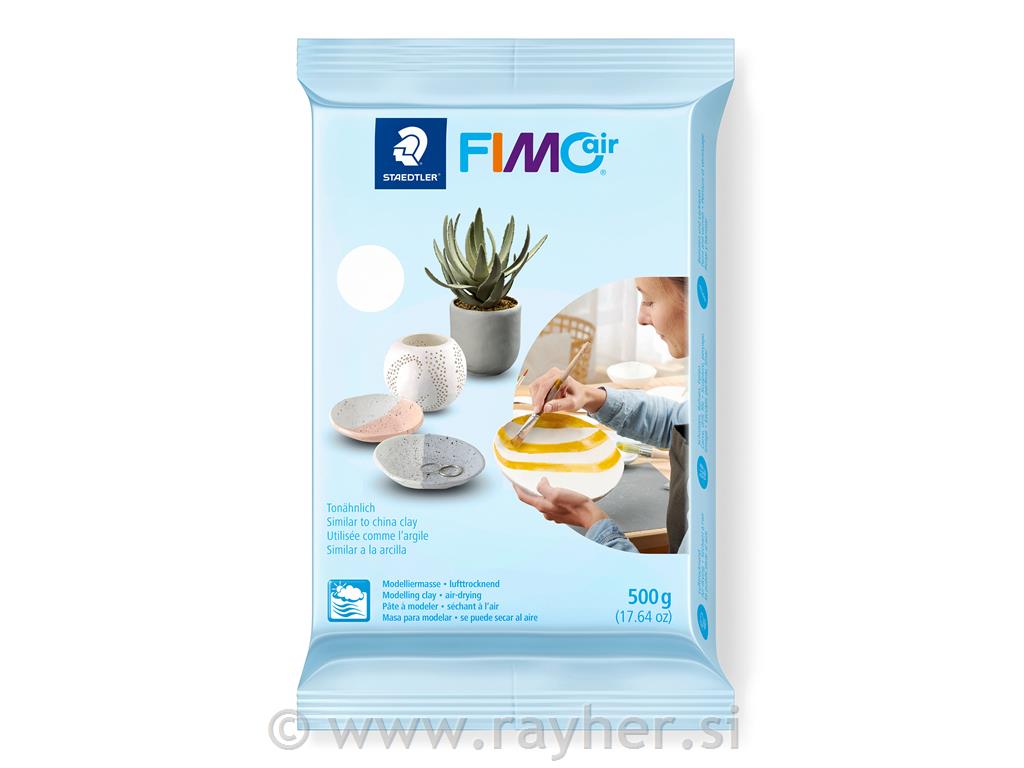 Modelirna masa FIMOair 500g bela