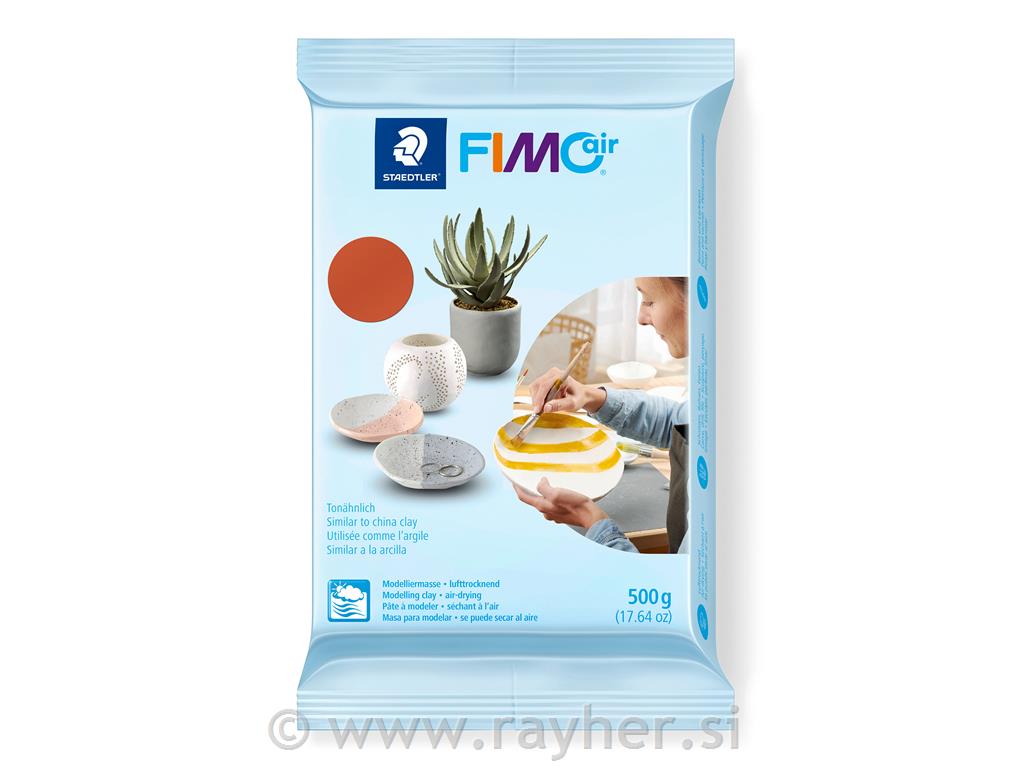 Modelirna masa FIMOair 500 gr terakota