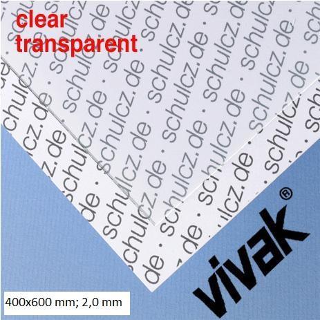 VIVAK ploča 2 mm: 400x600 mm