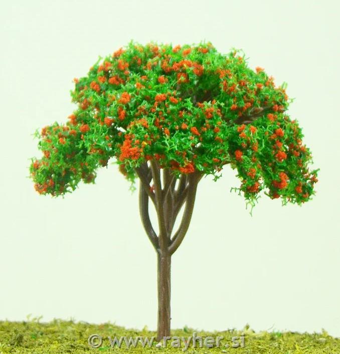 Model jabuka u cvatu 80 mm set 2