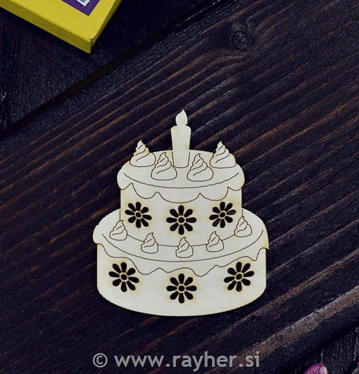 LaserCut, Torta sa svijećom