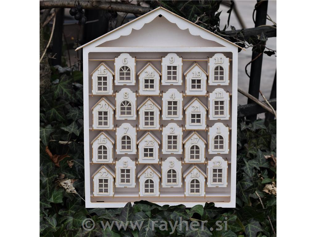 Adventni kalendar laser cut