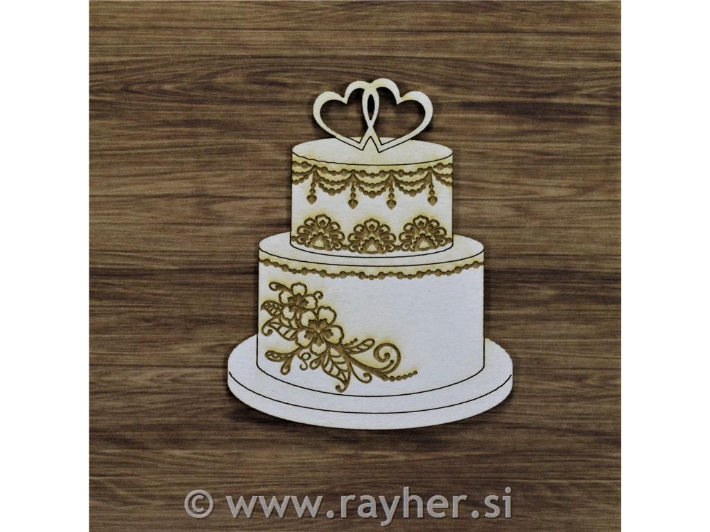 LasetCut, Svadbena torta