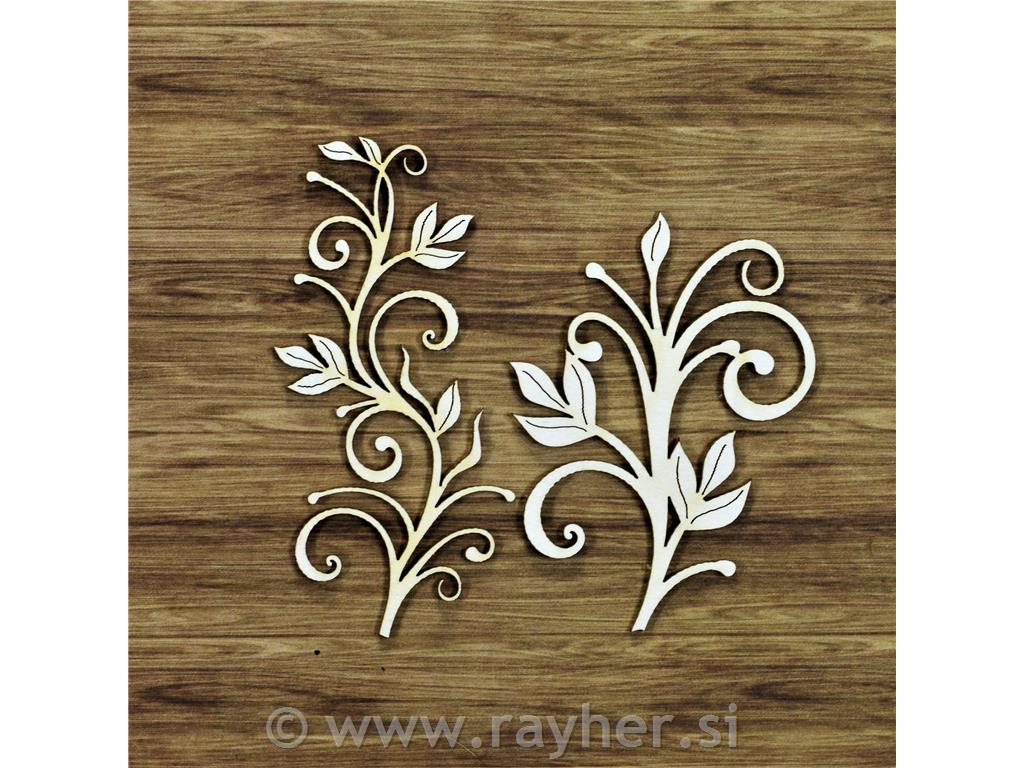 LasetCut, Grančica Rosalinne, set2