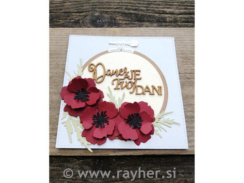 Drveni izrez "Danes je tvoj dan"