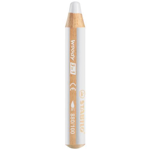STABILO WOODY BARVICA bela 880/100