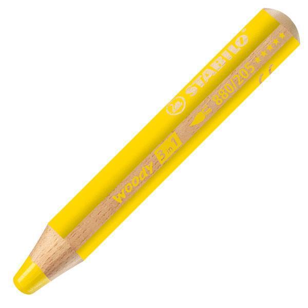 STABILO WOODY BARVICA rumena 880/205