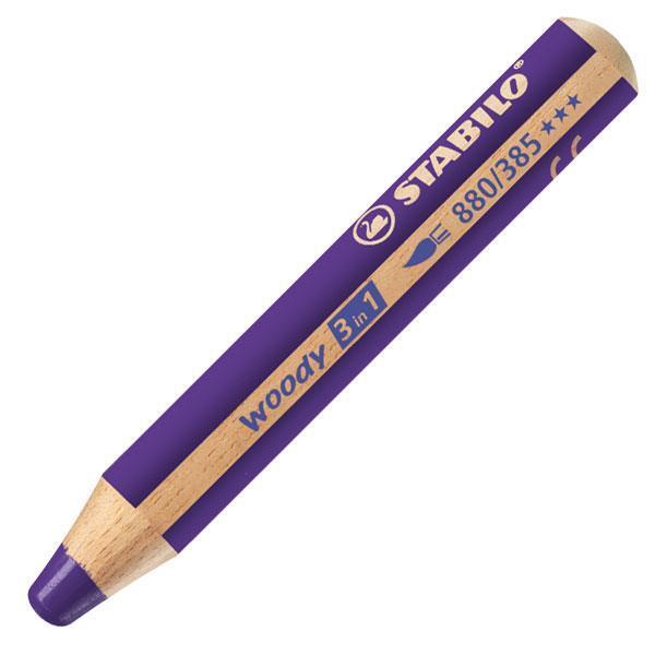 STABILO WOODY BARVICA vijolična 880/385
