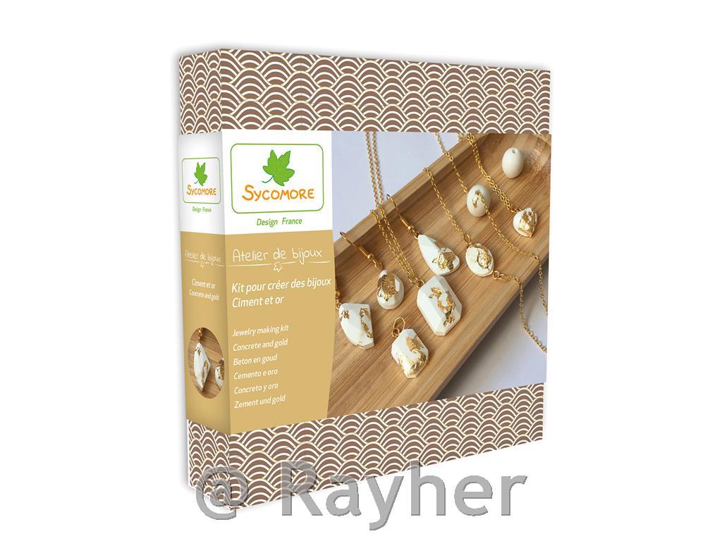 Kreativni set Atelier de bijoux, Nakit od kreativnog betona