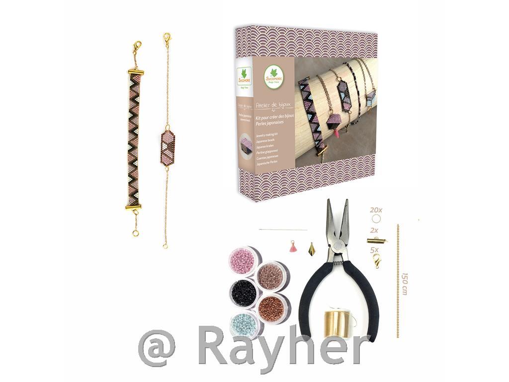 Kreativni set Atelier de bijoux, Nakit od japanskih perlica