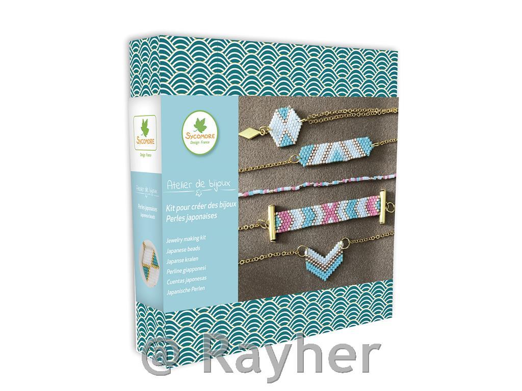 Kreativni set Atelier de bijoux, Nakit od japanskih perlica Lagoon