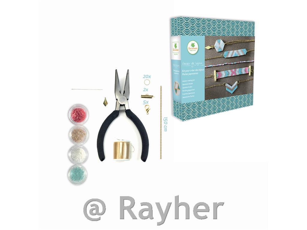 Kreativni set Atelier de bijoux, Nakit od japanskih perlica Lagoon