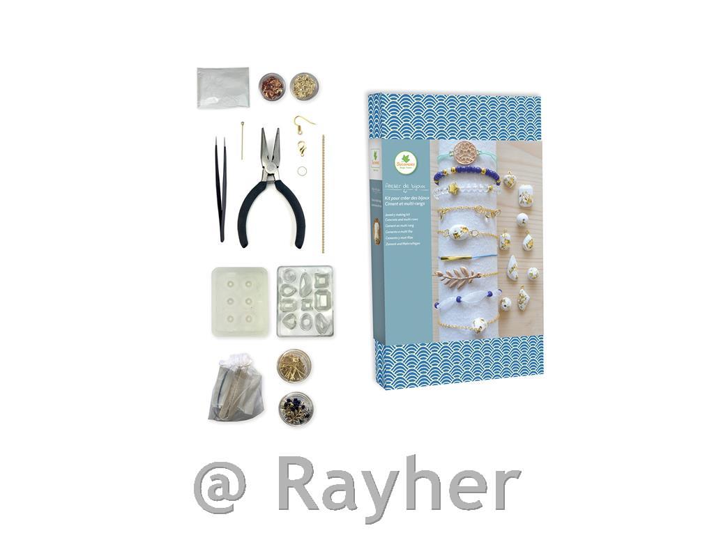 Kreativni set Atelier de bijoux, Višeslojne narukvice, kreativni beton