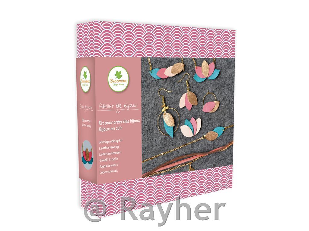 Kreativni set Atelier de bijoux, Nakit od kože