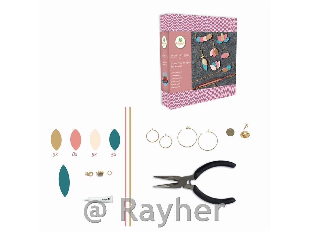 Kreativni set Atelier de bijoux, Nakit od kože