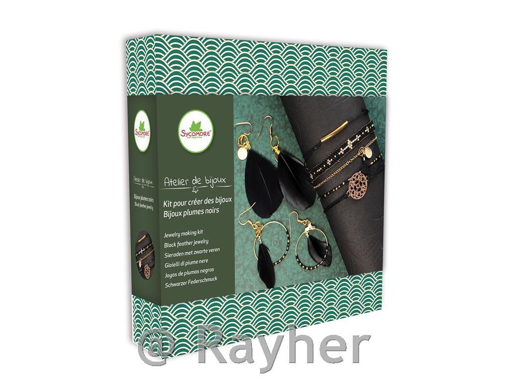 Kreativni set Atelier de bijoux, Nakit od perja