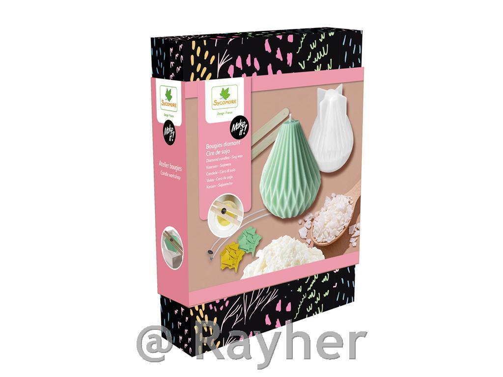Kreativni set Make It, Dijamantne svijeće od sojinog voska