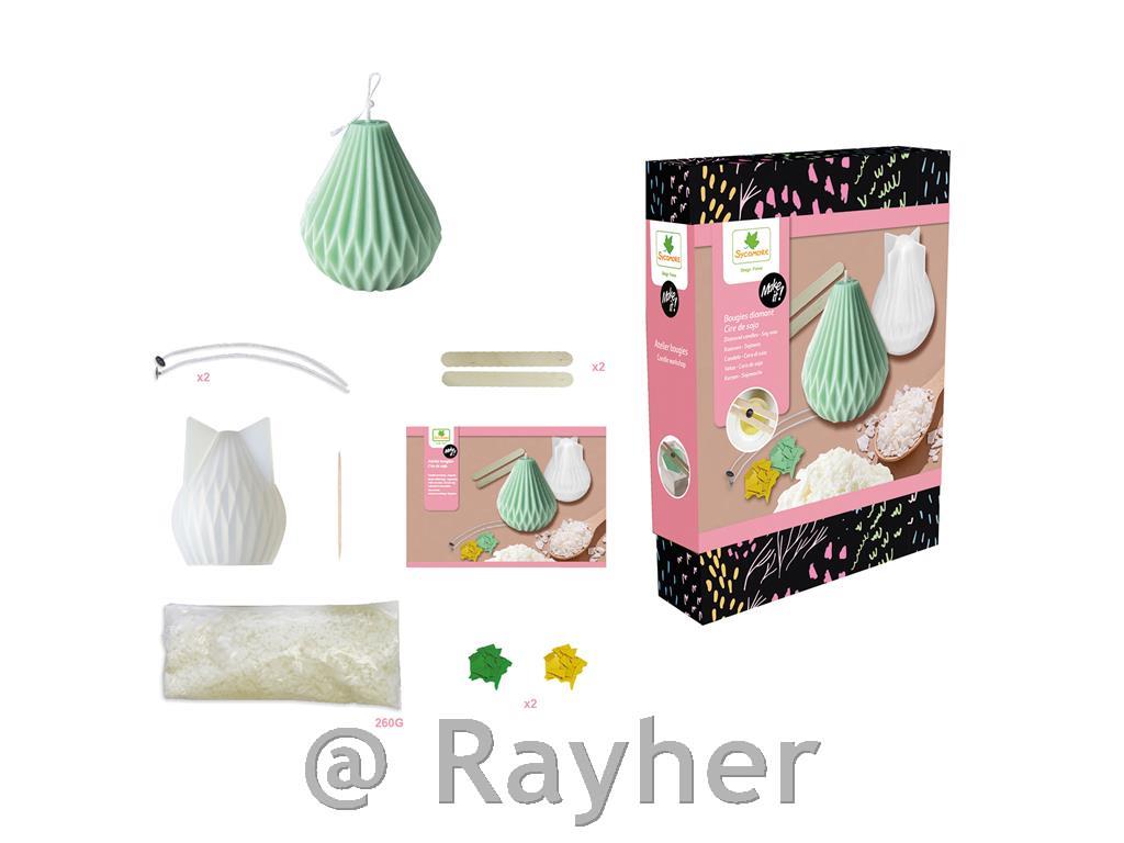 Kreativni set Make It, Dijamantne svijeće od sojinog voska