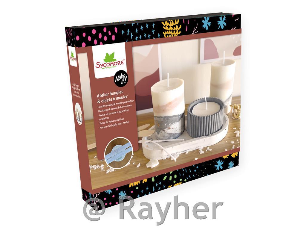 Kreativni set Make It, Radionica svijećaod sojinog voska i jesmonita