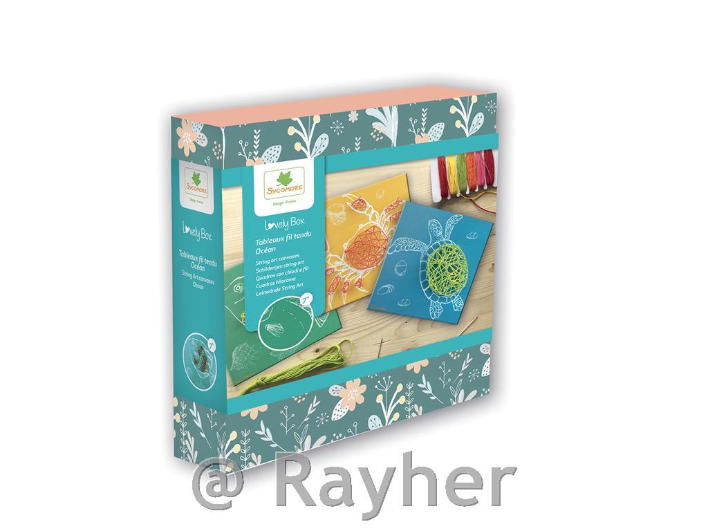 Kreativni set Lovely Box, String Art, Ocean